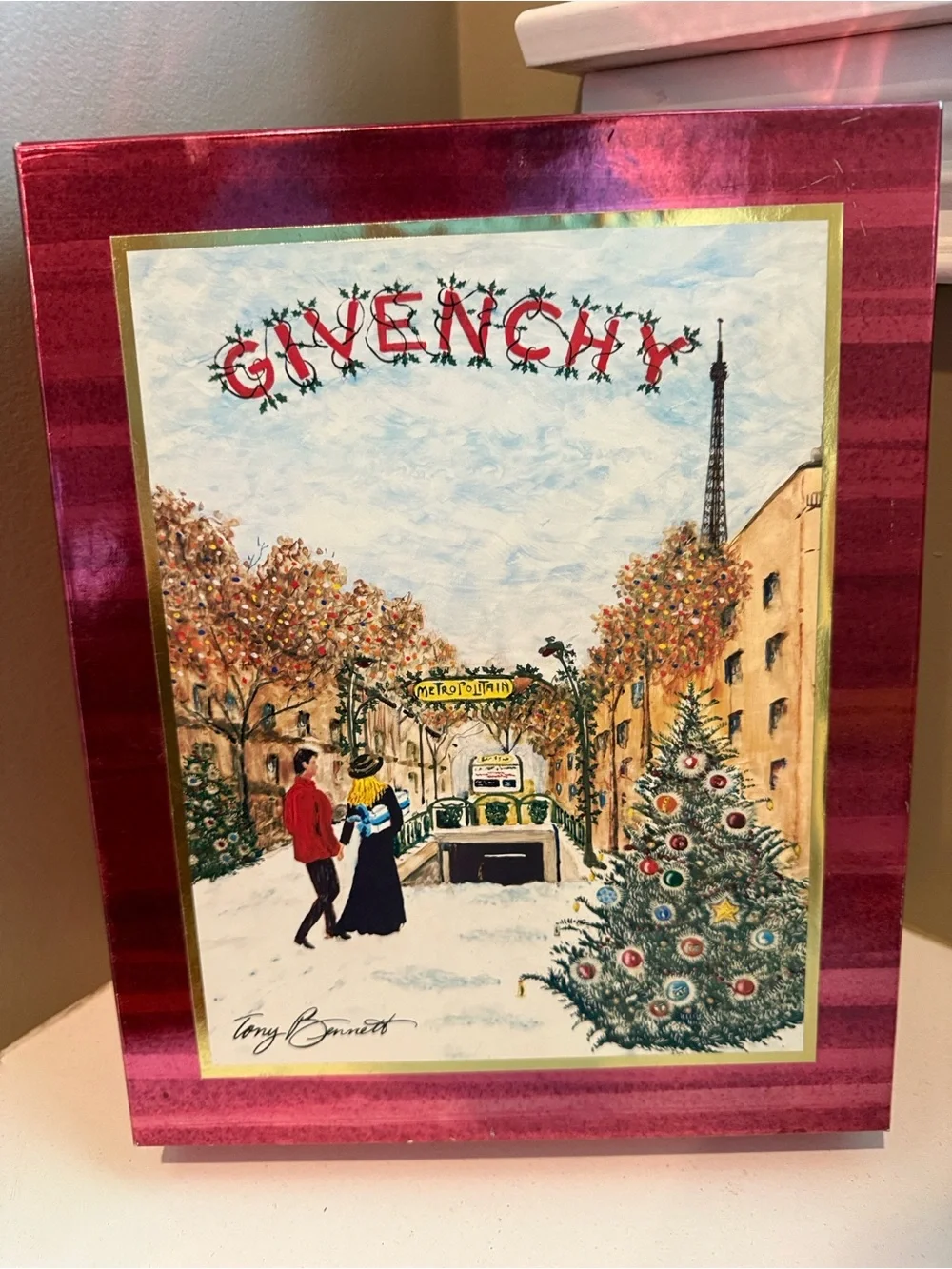 Givenchy Christmas Holiday Gift Box Tony Bennett